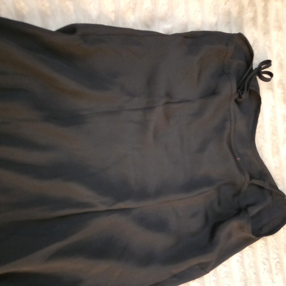 Y2K Betsey Johnson Urban Outfitters S Rosebud Maxi Dress Black Pink With Slip - Picture 14 of 14